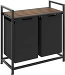 TecTake GmbH W&auml;schesortierer mit Ablage, Industrial Style - 34 x 74 x 72 cm...