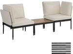 TecTake GmbH Gartenlounge-Set Magaluf, 5in1 Funktion, Aluminiumgestell -