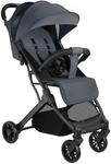 TecTake GmbH Buggy-Kinderwagen Finn, klappbar, 5-Punkt-Gurt - anthrazit 405318
