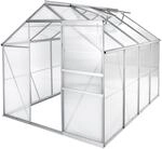 TecTake GmbH Gew&auml;chshaus aus Aluminium, UV-best&auml;ndig, 185x250x195cm - transparent