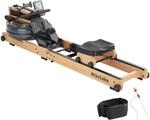 TecTake GmbH Holzruderger&auml;t Titan, klappbar, 150kg belastbar, Bluetooth -