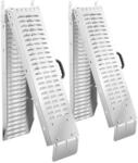 TecTake GmbH Auffahrrampen Bj&ouml;rn 2er Set faltbar, 400 kg belastbar - 186 cm 405022