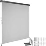 TecTake GmbH Senkrechtmarkise Eloise mit 2 Wandhaltern - 160 x 250 cm, hellgrau