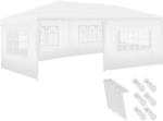 TecTake GmbH Pavillon Novara mit 5 Seitenteilen, wasserdicht, 6x3m - wei&szlig; 405967