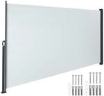 TecTake GmbH Ausziehbare Seitenmarkise mit Aufrollmechanismus, blickdicht - 300...