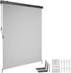 TecTake GmbH Senkrechtmarkise Eloise mit 2 Wandhaltern - 140 x 250 cm, hellgrau