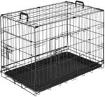 TecTake GmbH Hundek&auml;fig-Gitterbox Luna, klappbar, mit 2 T&uuml;ren - 78 x 48 x...