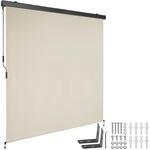TecTake GmbH Senkrechtmarkise Eloise mit 2 Wandhaltern - 180 x 250 cm, beige...