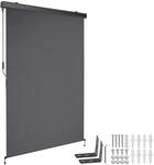 TecTake GmbH Senkrechtmarkise Eloise mit 2 Wandhaltern - 120 x 250 cm,...