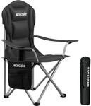 TecTake GmbH Gepolsterter Campingstuhl MTX, faltbar, mit Getr&auml;nkehalter - pro...