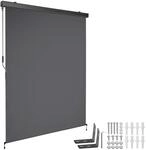 TecTake GmbH Senkrechtmarkise Eloise mit 2 Wandhaltern - 140 x 250 cm,...