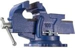 TecTake GmbH Schraubstock 360&deg; drehbar mit Amboss - 125 mm 401124