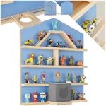 TecTake GmbH Wandregal MyLittleStory House f&uuml;r bis zu 50 Tonies - blau 405063