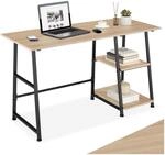 TecTake GmbH Schreibtisch Paisley 120x50x73,5cm - Industrial Holz hell, Eiche...