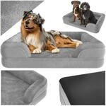 TecTake GmbH Orthop&auml;disches Hundebett Kimba mit hohem Rand - L (94 x 72 x 18...