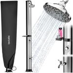 TecTake GmbH Solardusche Orinoco 40 l - schwarz/silber 406585