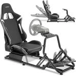 TecTake GmbH Gamingstuhl Play, Rennsitz, kompatibel mit vielen Konsolen -