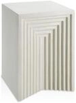 TecTake GmbH Beistelltisch Aline, in- und outdoor, 38 x 38 x 51 cm - creme...
