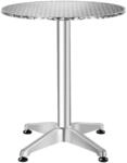 TecTake GmbH Aluminium Bistrotisch &Oslash;60cm klappbar h&ouml;henverstellbar - 5,8 cm 401489