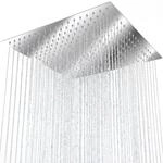TecTake GmbH Regendusche aus Edelstahl, eckig - 30 x 30 cm 401600