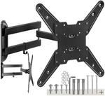 TecTake GmbH TV Wandhalterung neigbar, schwenkbar f&uuml;r 26 " (66cm) - 75 "...