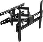 TecTake GmbH TV Wandhalterung neigbar, schwenkbar f&uuml;r 26 " (66cm) bis 75 " (191cm),