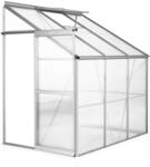 TecTake GmbH Anlehngew&auml;chshaus aus Aluminium ohne Fundament 192x128x202cm -
