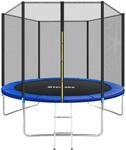 TecTake GmbH Trampolin Garfunky mit Sicherheitsnetz - 305 cm 403518