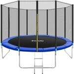 TecTake GmbH Trampolin Garfunky mit Sicherheitsnetz - 396 cm 403520