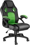 TecTake GmbH B&uuml;rostuhl Mike - schwarz/gr&uuml;n 403455