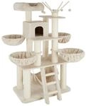 TecTake GmbH Kratzbaum Gismo 195cm - beige/wei&szlig; 403325