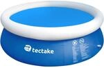 TecTake GmbH Poolabdeckung Solarfolie rund - &Oslash; 250 cm, blau 403106