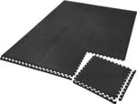 TecTake GmbH Bodenschutzmatte 12-tlg. - schwarz 402255