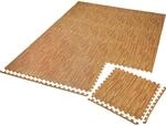 TecTake GmbH Bodenschutzmatte 12-tlg. - holzdekor 402657