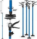 TecTake GmbH 4 Baust&uuml;tzen 115 bis 290 cm - blau 402400
