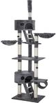 TecTake GmbH Kratzbaum Hansi 260cm - grau 401641