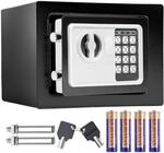 TecTake GmbH Elektronischer Safe Tresor mit Schl&uuml;ssel - schwarz 400727