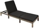 TecTake GmbH Sonnenliege Rattan Sofia - natur 403686