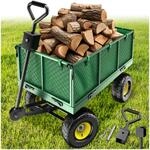 TecTake GmbH Bollerwagen max. 550kg - gr&uuml;n 401029