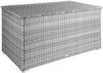 TecTake GmbH Auflagenbox mit Aluminiumgestell Oslo, 145x82,5x79,5cm - hellgrau 404248