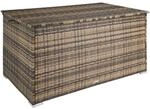 TecTake GmbH Auflagenbox mit Aluminiumgestell Oslo, 145x82,5x79,5cm - natur 404247
