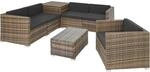 TecTake GmbH Rattan Lounge Pisa - natur 403725