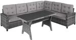 TecTake GmbH Rattan Lounge Catania - grau 404250