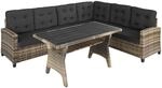 TecTake GmbH Rattan Lounge Catania - natur 404251