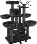 TecTake GmbH Kratzbaum Gismo 195cm - schwarz 403328