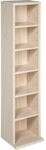 TecTake GmbH Standregal Medienregal mit 6 F&auml;chern 90x21x20cm - buche 401699