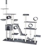 TecTake GmbH Kratzbaum Snooky 261cm - grau 403917