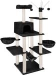 TecTake GmbH Kratzbaum Lilou 165cm - schwarz 402933