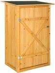 TecTake GmbH Gartenschrank Taman mit Flachdach - braun 404565