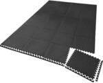 TecTake GmbH Bodenschutzmatte 24-tlg. - schwarz 404133